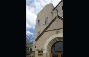 Former abortion clinic at 72 Ransom Avenue in Grand Rapids, Michigan, turned into headquarters of the pro-life organization LIFE International. LIFE International